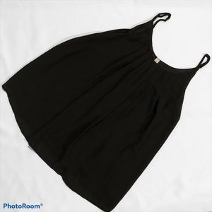 Zenana Outfitters Black Pleated Cami